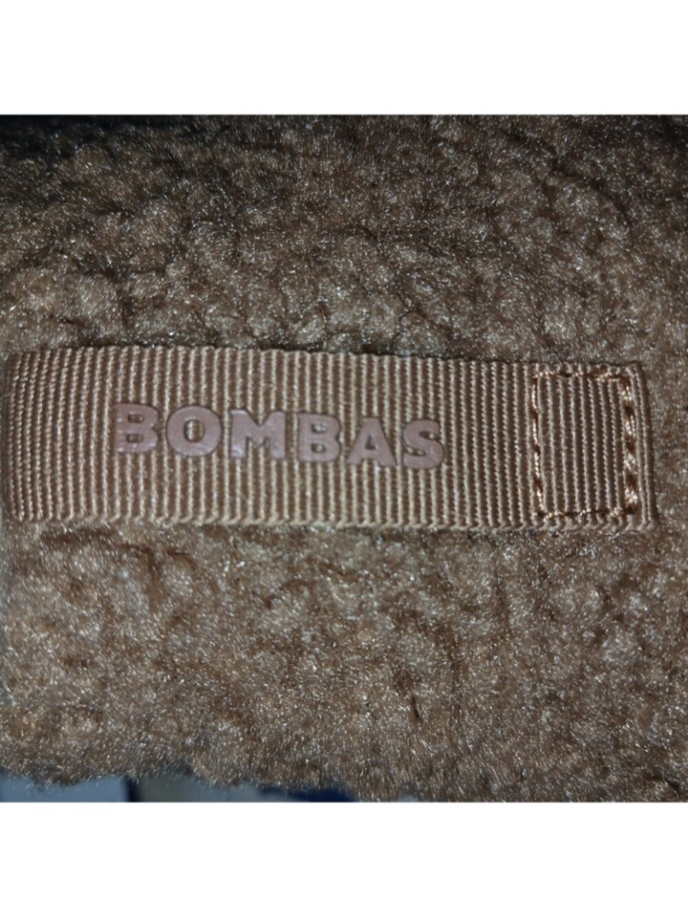 Bombas Sunday Slipper NEW Faux-Fur Sherpa Slip-On Mule Camel Women's 8 Dust Bag - Picture 4 of 7